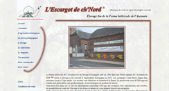 Desktop Screenshot of escargot-de-chnord.com